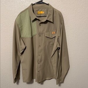 Under Armour Men's Green UA Prey Long Sleeve Shooting Shirt 3XL